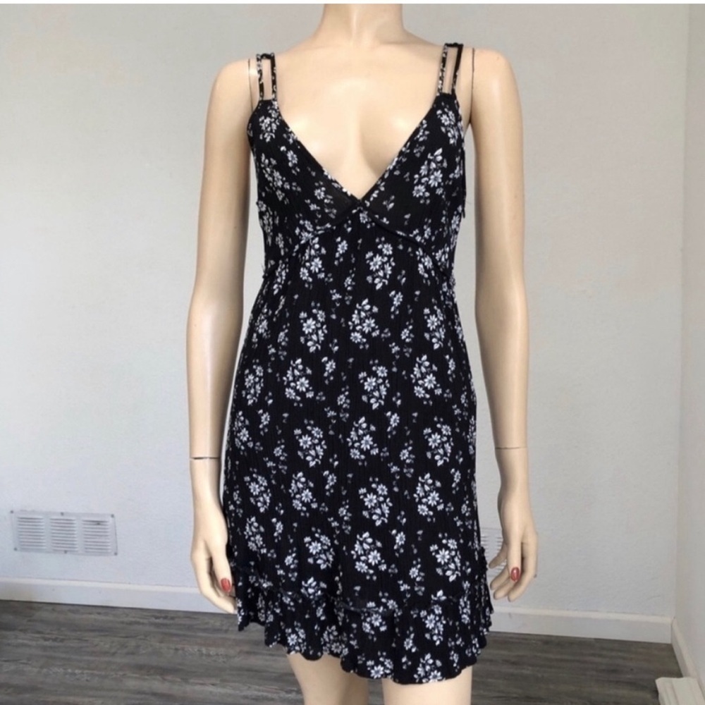 Elodie floral print mini dress spaghetti straps